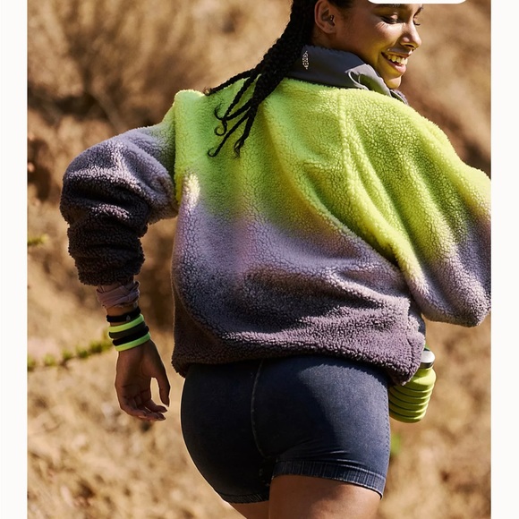 Free People _ Hit The Slopes Printed Fleece Jacket - Picture 2 of 5